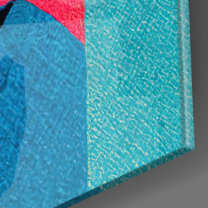 Masked Glass Wall Art  || Designer Collection