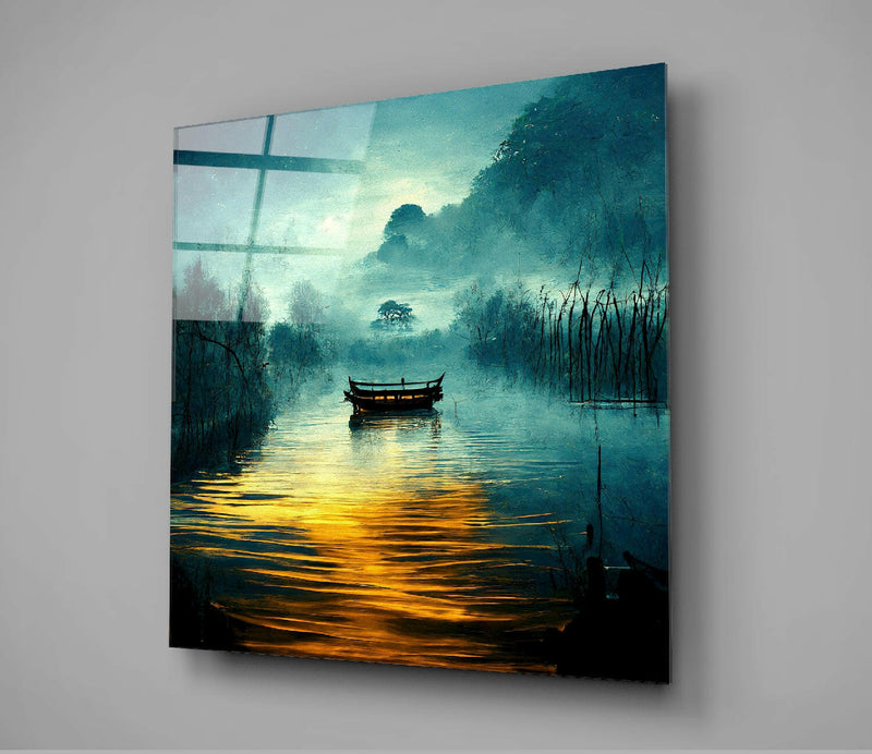 Silence Glass Wall Art  || Designer Collection