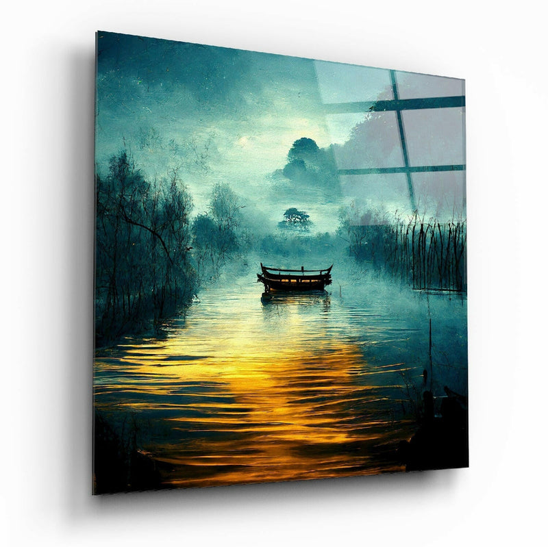 Silence Glass Wall Art  || Designer Collection