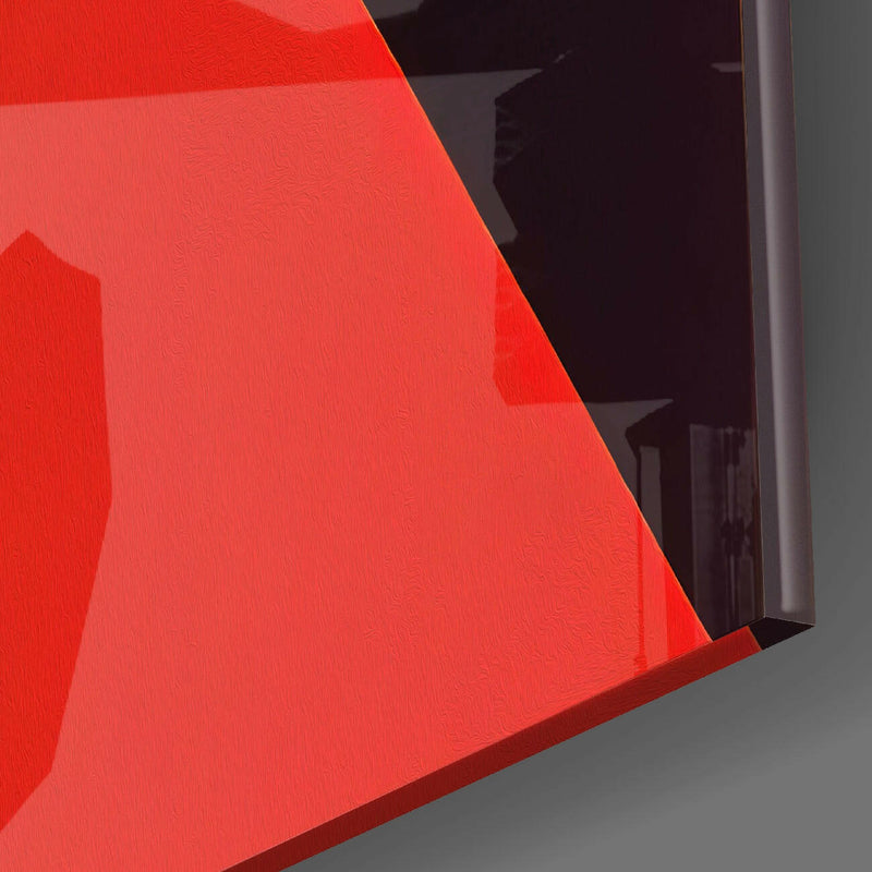 V's Glass Wall Art  || Designer Collection