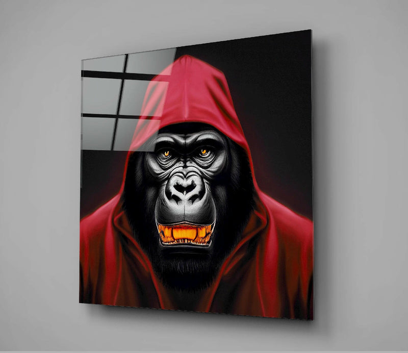 Angry Smile Glass Wall Art  || Designers Collection