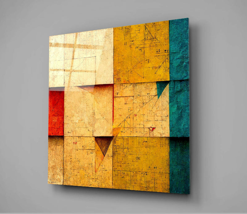 Ancient Wall Glass Wall Art  || Designers Collection