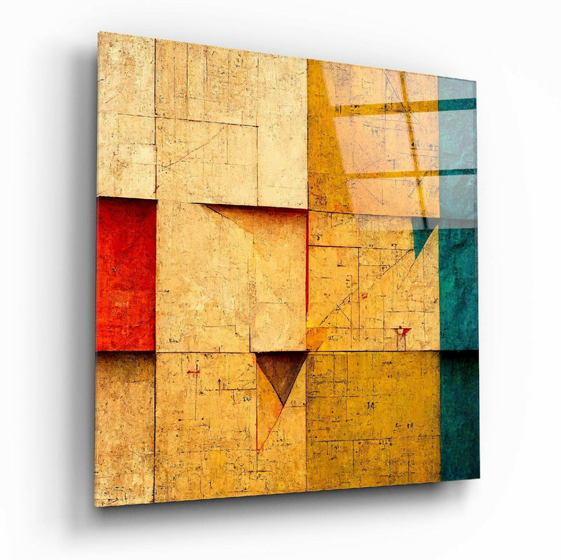 Ancient Wall Glass Wall Art  || Designers Collection