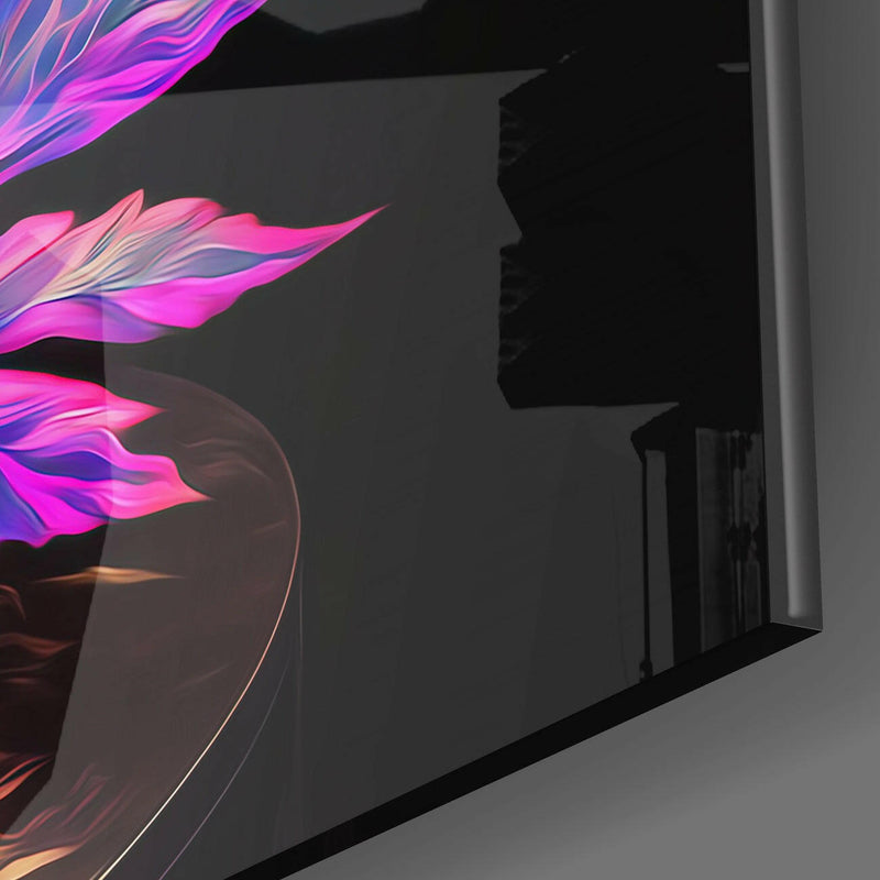 Dragon's Anger Glass Wall Art  || Designers Collection