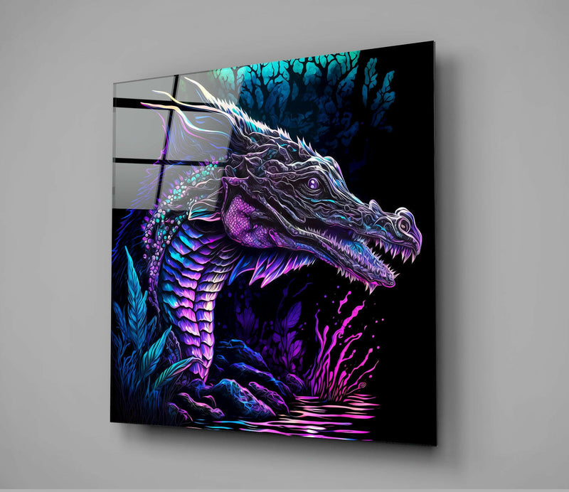 Dragon  Glass Wall Art  || Designers Collection