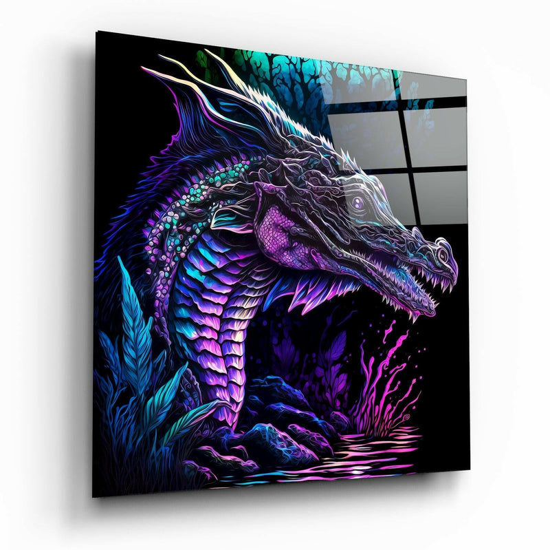 Dragon  Glass Wall Art  || Designers Collection