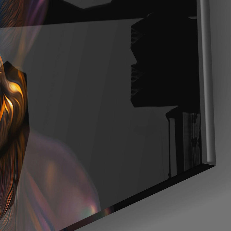 Dragon's Roar Glass Wall Art  || Designers Collection