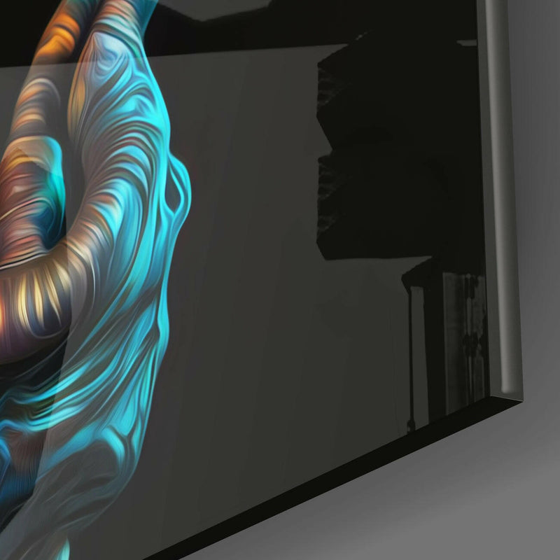 Dragon's Roar Glass Wall Art  || Designers Collection