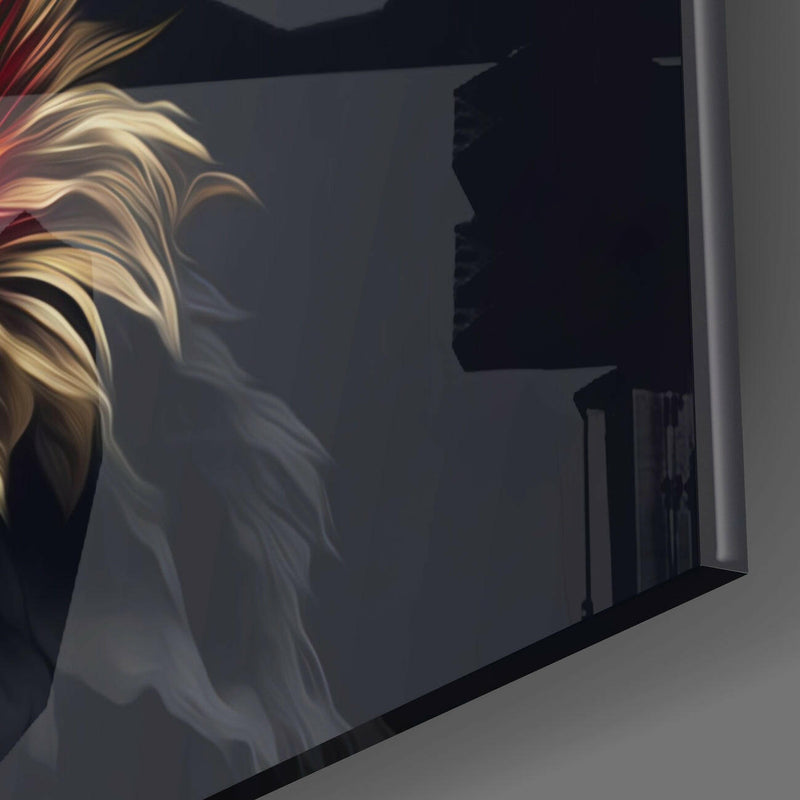 The Queen Glass Wall Art  || Designer Collection