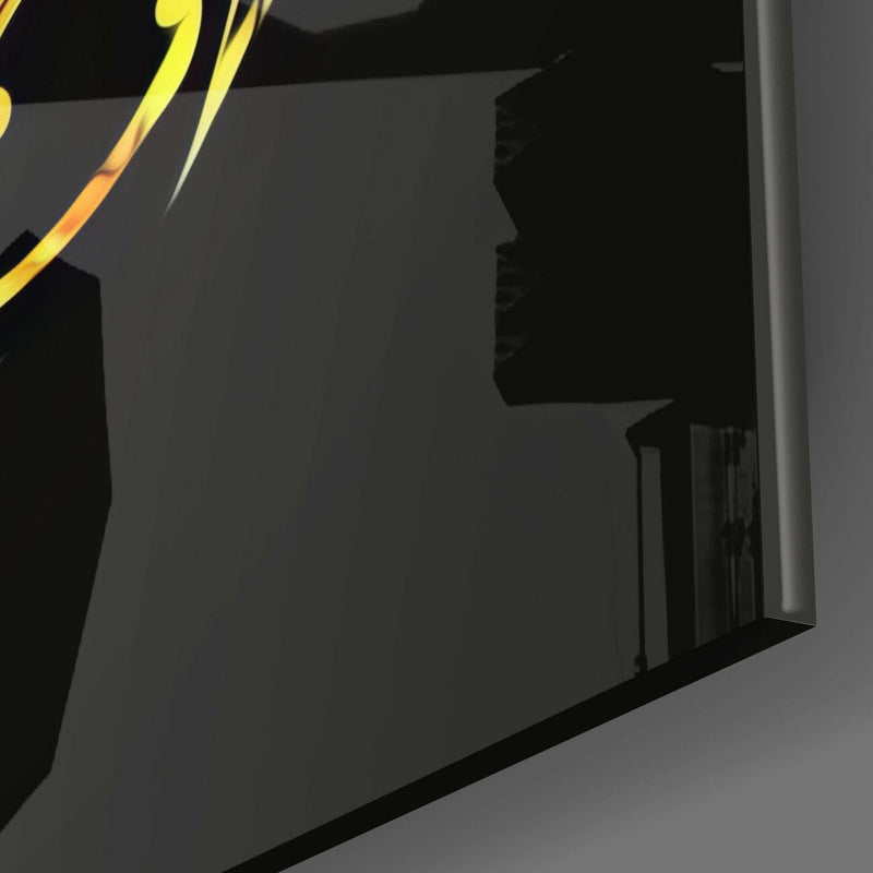 Ying and Yang Glass Wall Art  || Designer Collection