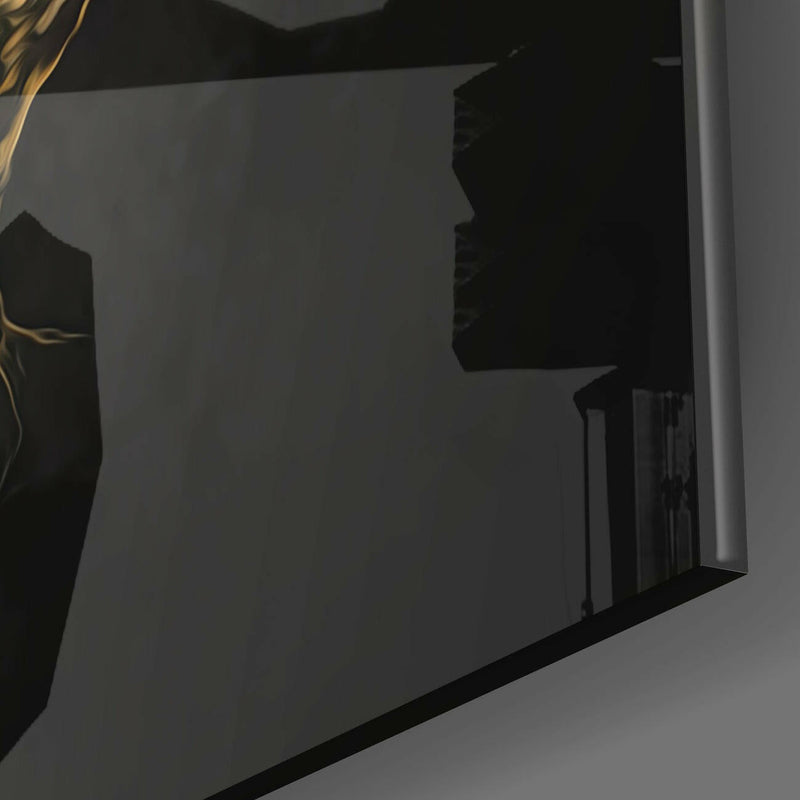 Ying and Yang Glass Wall Art  || Designer Collection