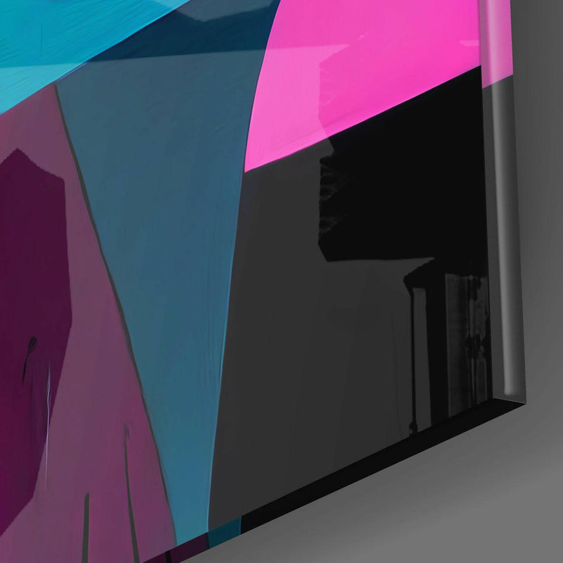 Picasso's Mind Glass Wall Art  || Designer Collection