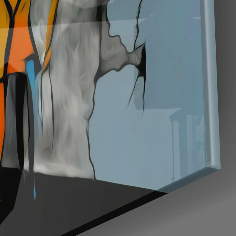 Picasso's Mind Glass Wall Art  || Designer Collection