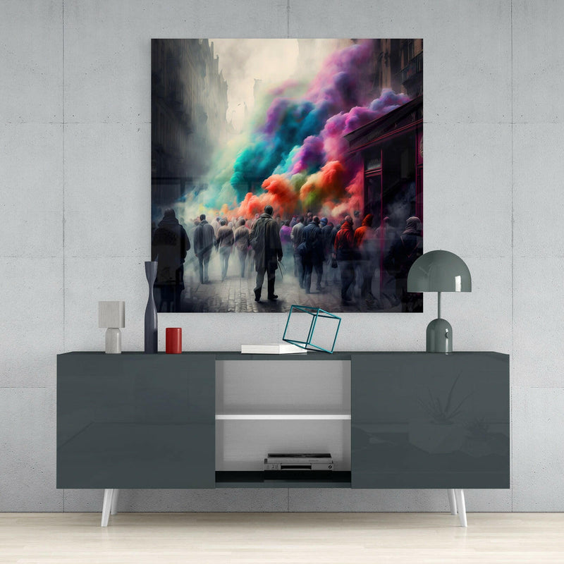 Escape Glass Wall Art  || Designers Collection