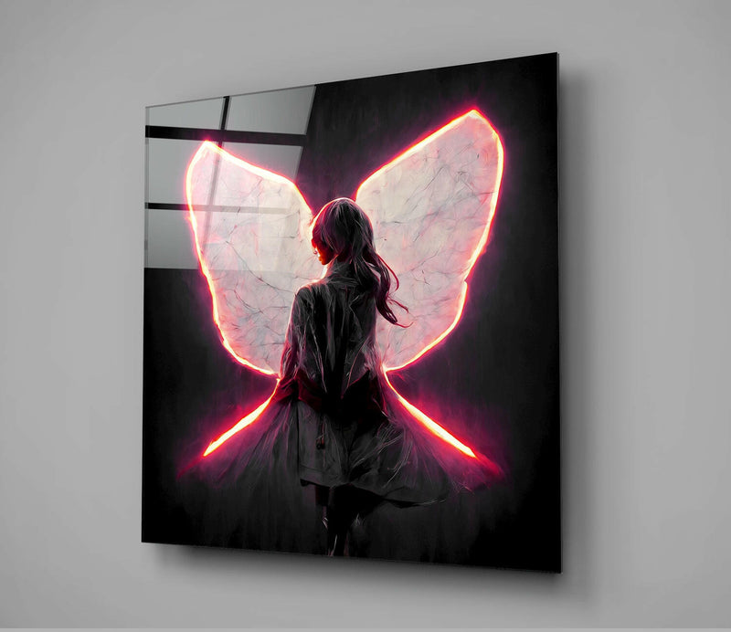 Me Flying Glass Wall Art  || Designer Collection