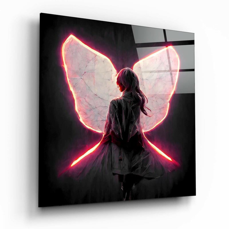 Me Flying Glass Wall Art  || Designer Collection