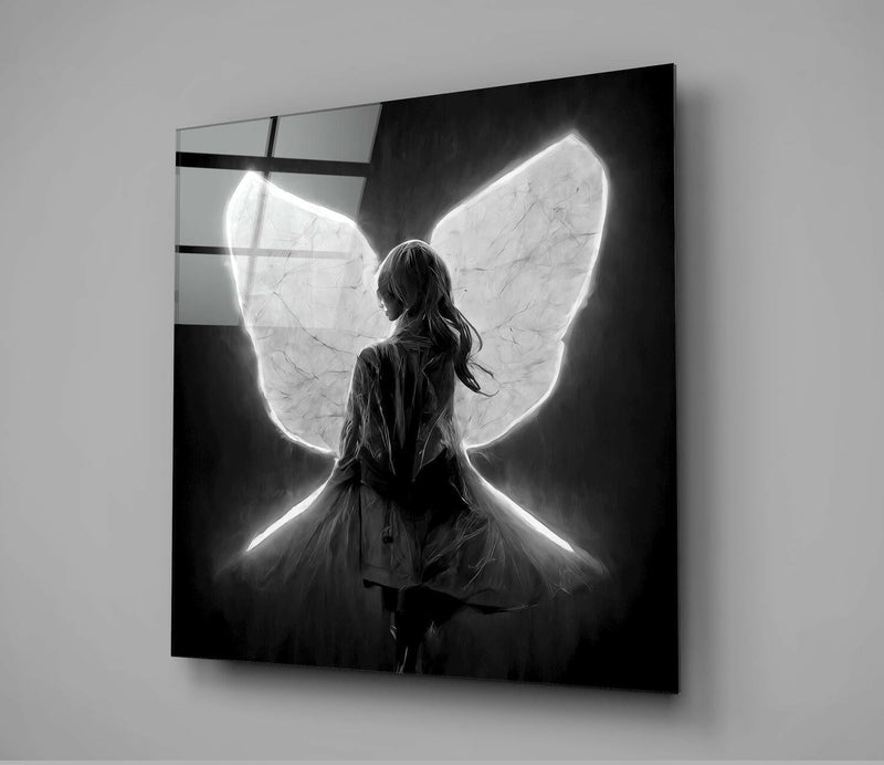 Me Flying Glass Wall Art  || Designer Collection
