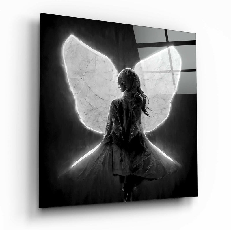 Me Flying Glass Wall Art  || Designer Collection