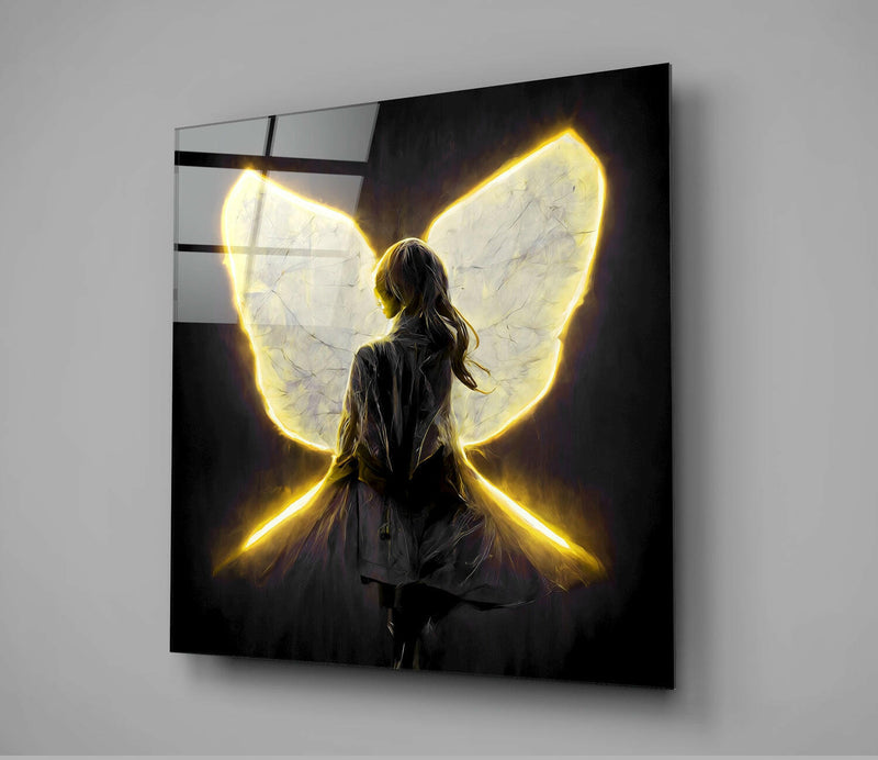Me Flying Glass Wall Art  || Designer Collection