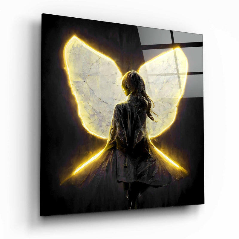 Me Flying Glass Wall Art  || Designer Collection