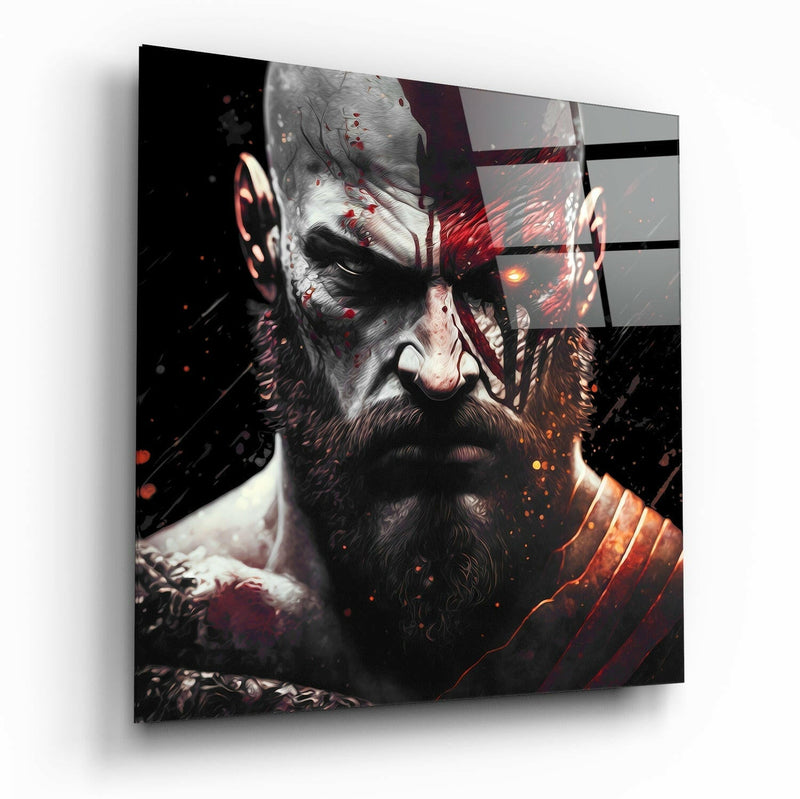 Kratos Glass Wall Art  || Designer Collection