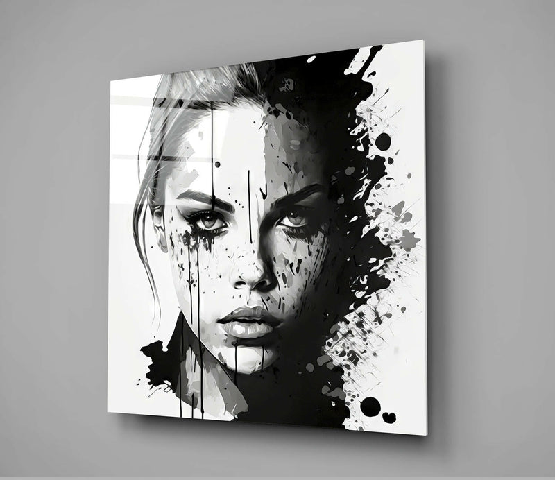 Woman Glass Wall Art  || Designer Collection