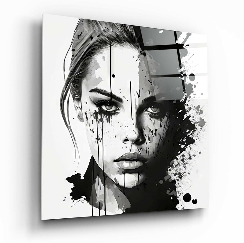 Woman Glass Wall Art  || Designer Collection