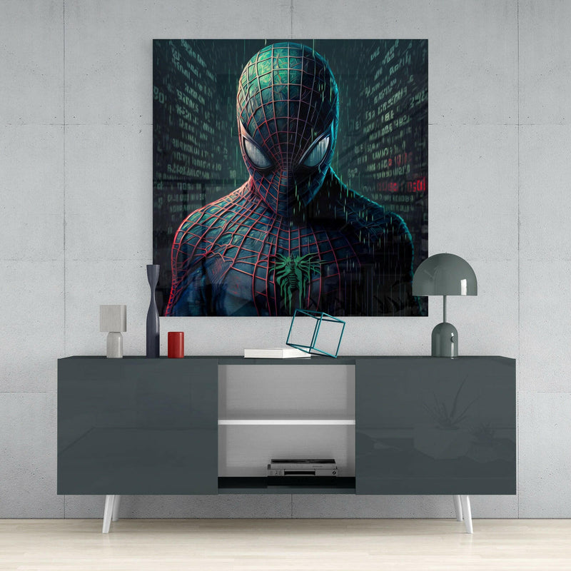 Iconic Spider Glass Wall Art  || Designers Collection