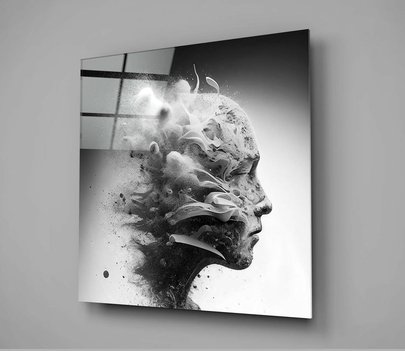 Smoked Thoughts Glass Wall Art  || Designer Collection