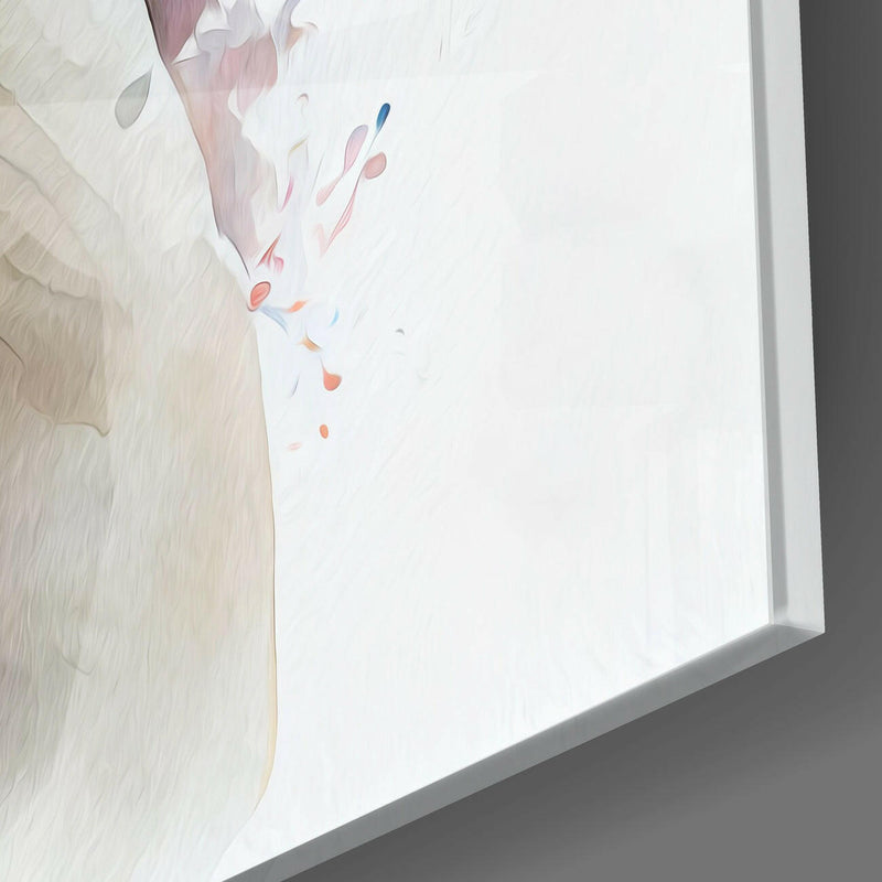 Cute Dog Glass Wall Art  || Designers Collection