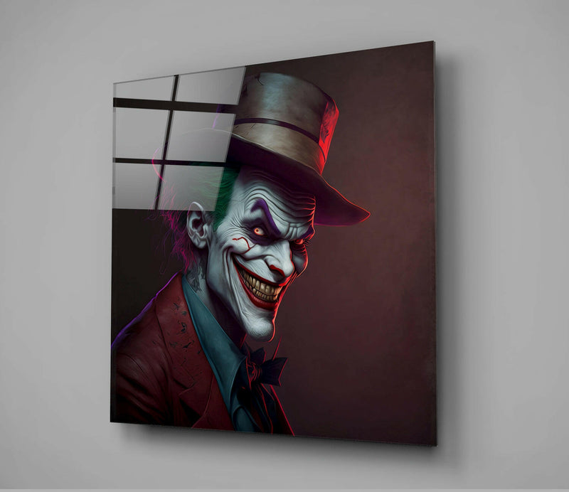 Joker Glass Wall Art  || Designer Collection