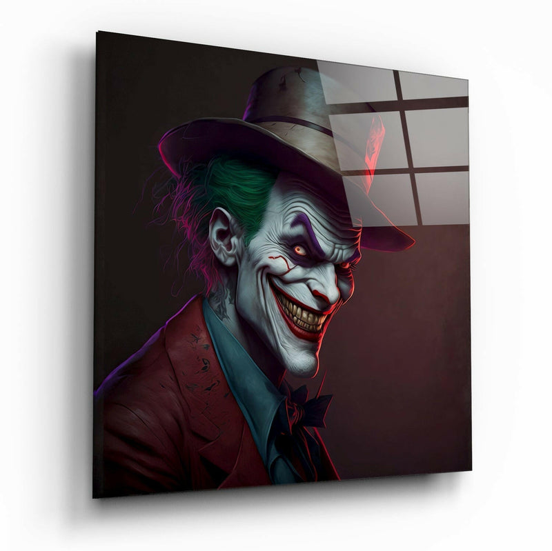 Joker Glass Wall Art  || Designer Collection