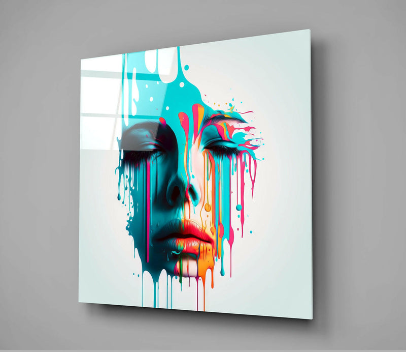 Face of Her Glass Wall Art  || Designers Collection