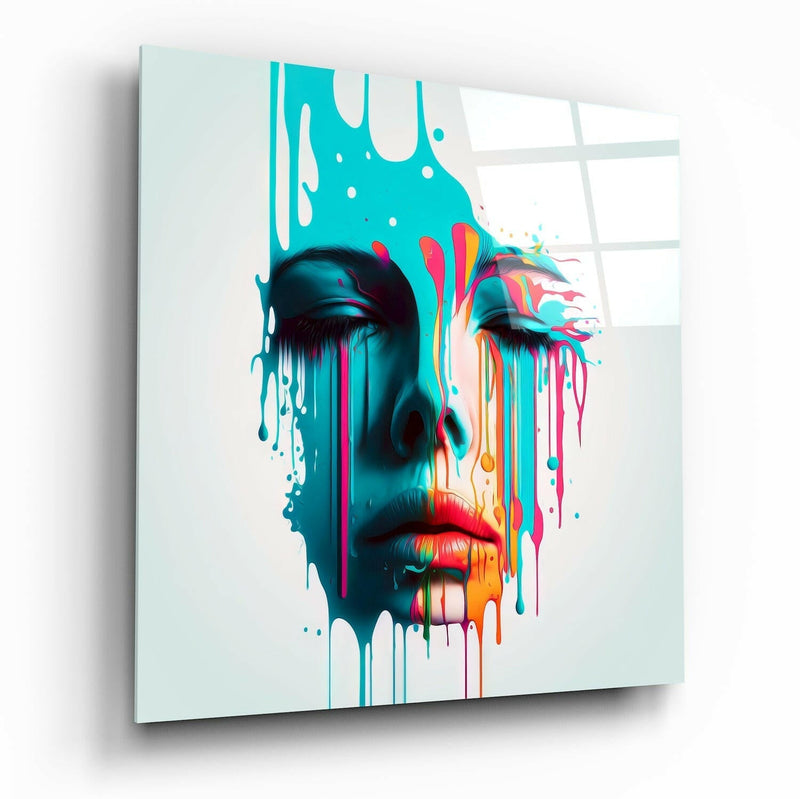 Face of Her Glass Wall Art  || Designers Collection