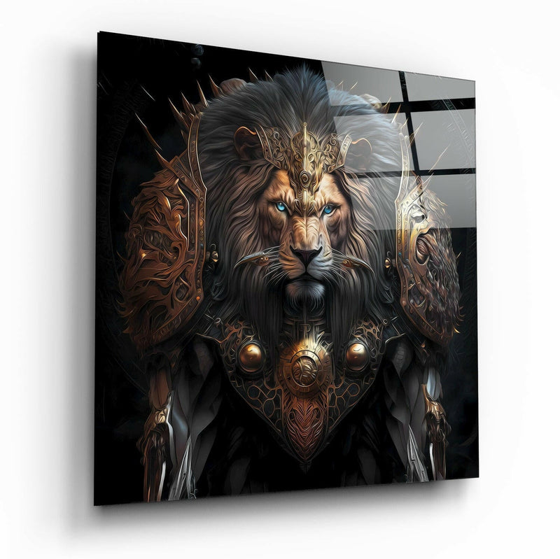 Lion King Glass Wall Art  || Designer Collection
