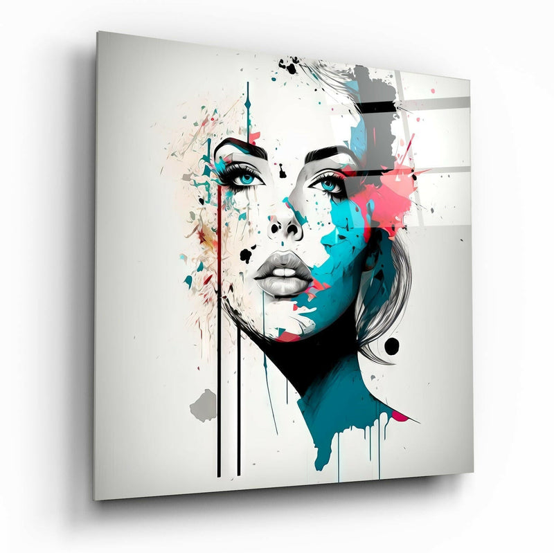 Woman Glass Wall Art  || Designer Collection