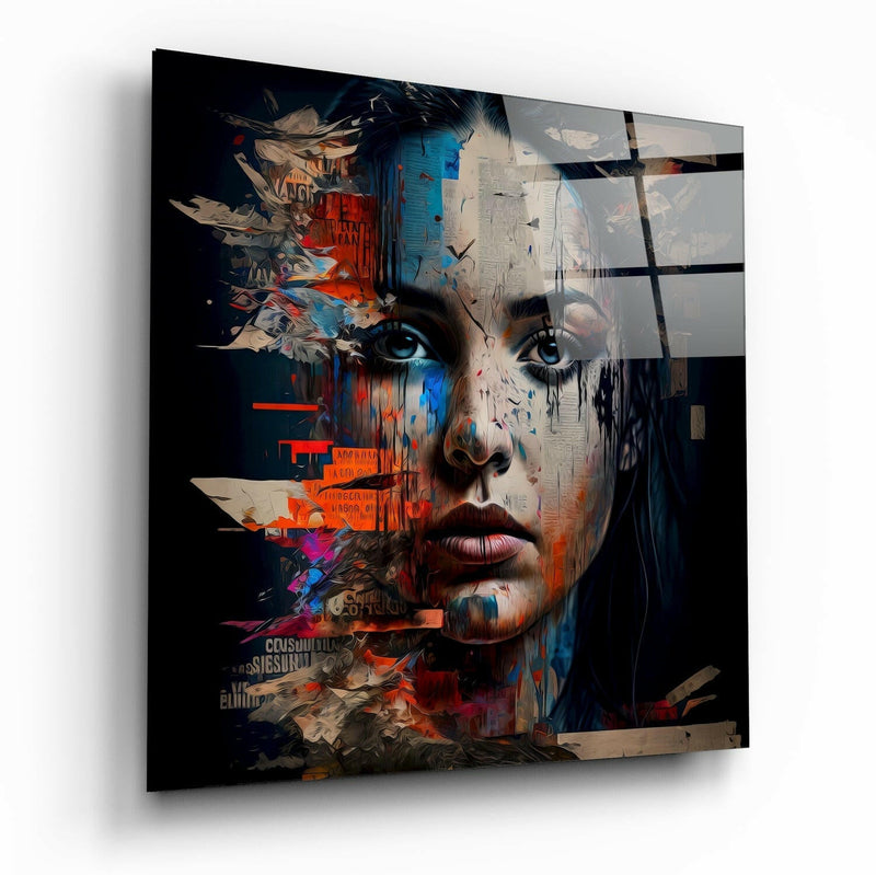 Woman Glass Wall Art  || Designer Collection