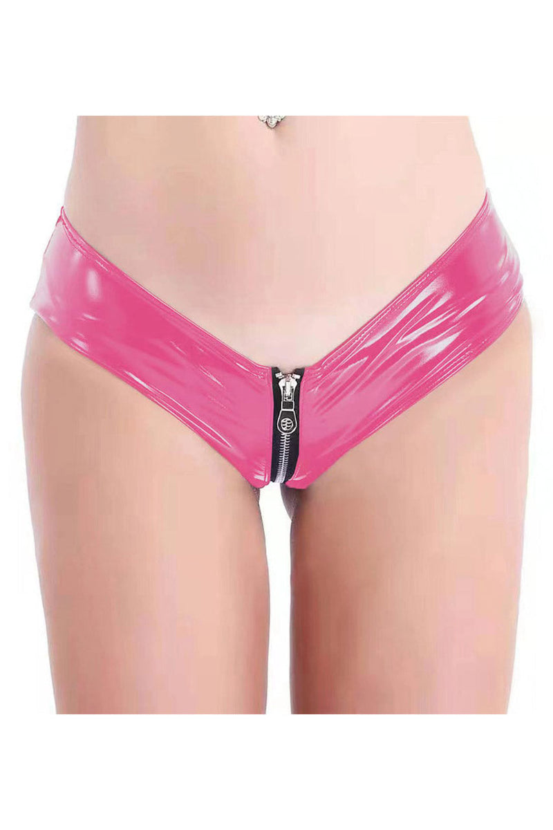 Vinyl Zipper Panty
