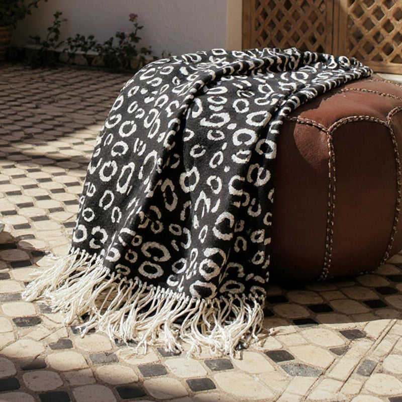 Leopard Print Pashmina Scarf Shawl