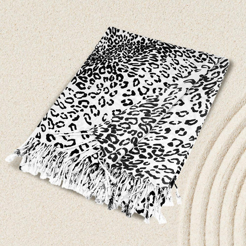 Leopard Print Pashmina Scarf Shawl