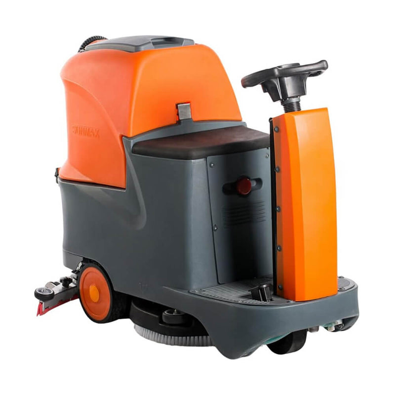 SMX 22" Heavy Duty Electric Industrial Ride-On Floor Scrubber With Dual Tanks (SAK48153)