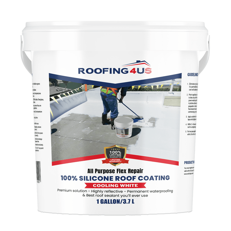 All Purpose Flex Repair 100% Silicone Roof Sealant - 1 Gallon