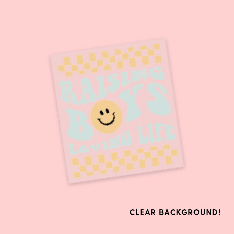 LMSS® STICKER - The Retro Edit - Raising Boys Loving Life