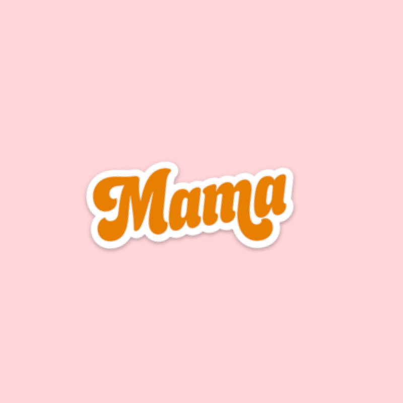 LMSS® STICKER - MAMA - Retro - Orange