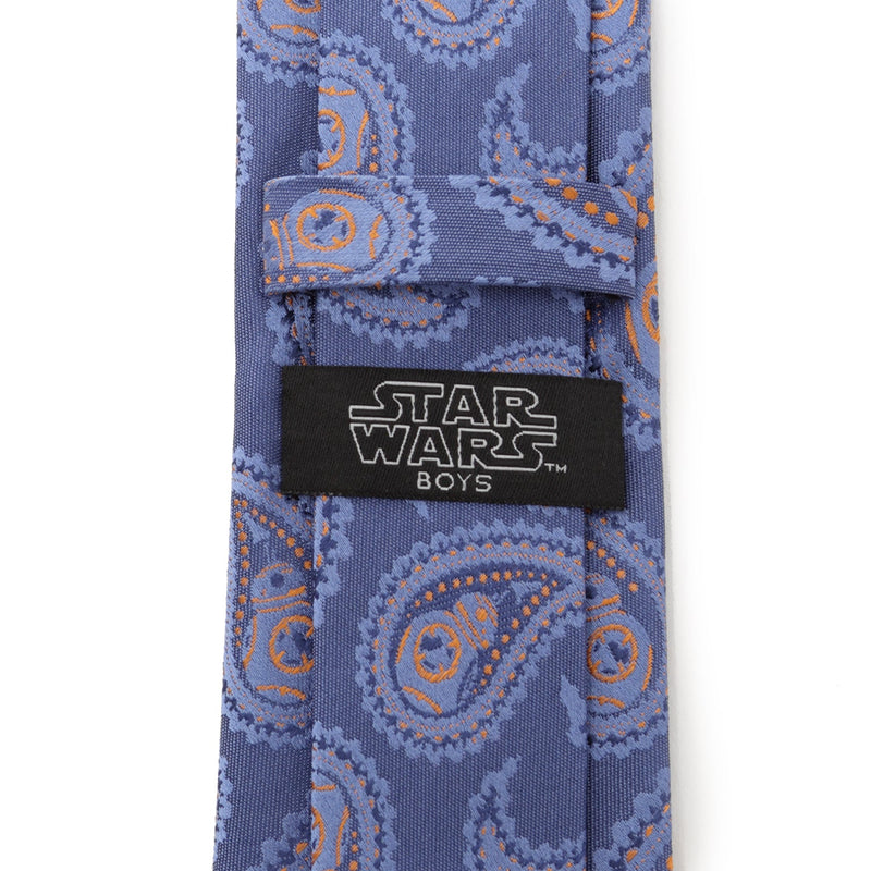 Star Wars BB-8 Paisley Blue Boy's Silk Tie