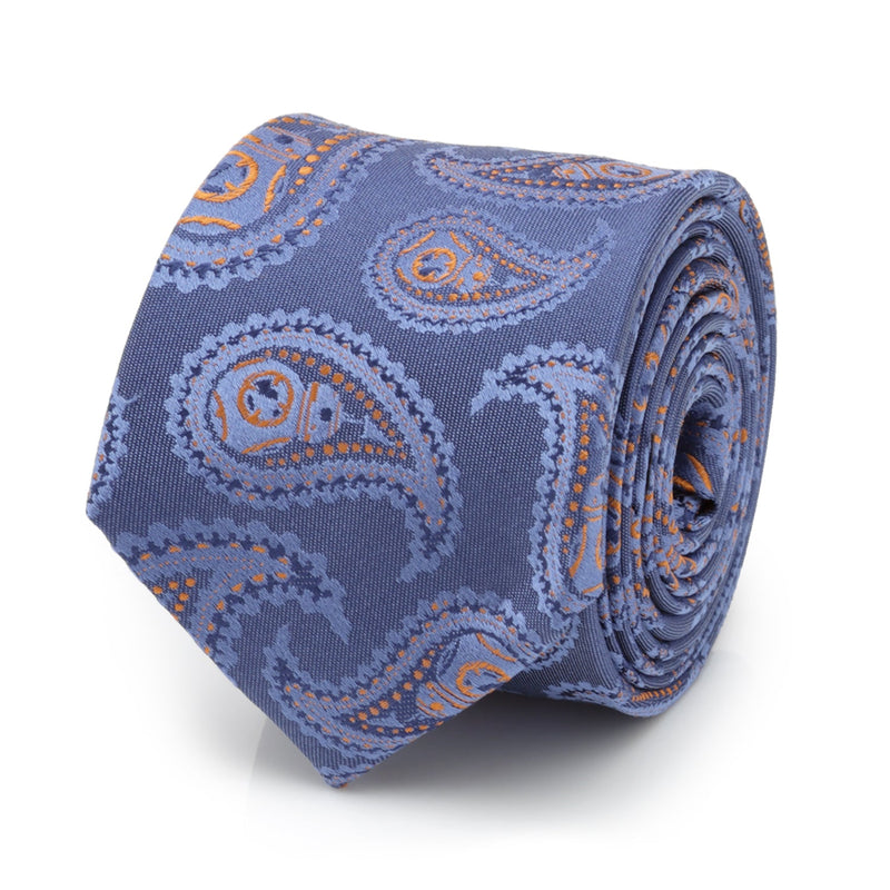 Star Wars BB-8 Paisley Blue Boy's Silk Tie