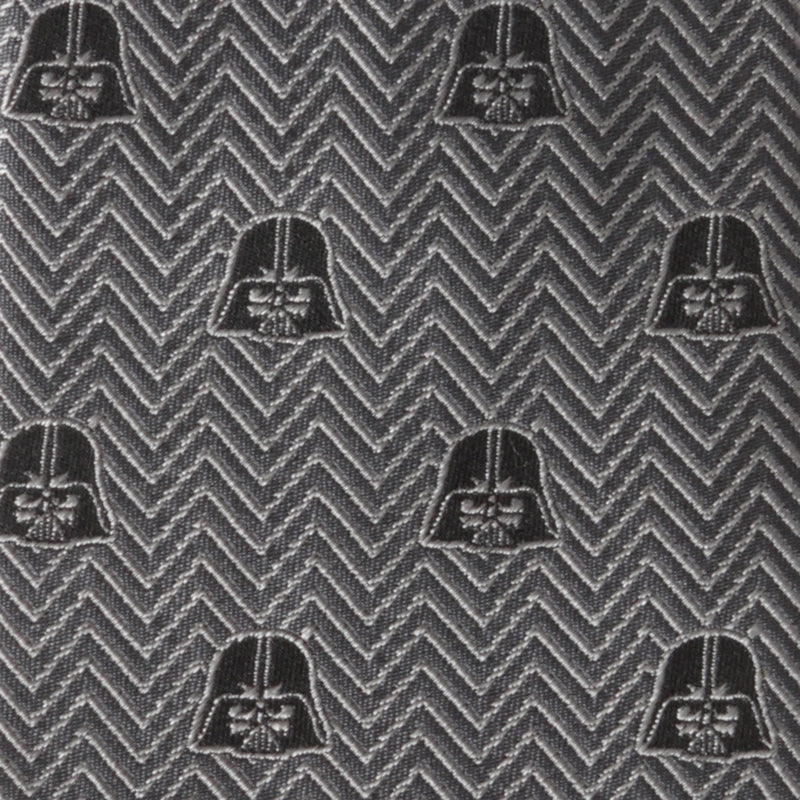 Star Wars Darth Vader Black and Gray Herringbone Tie