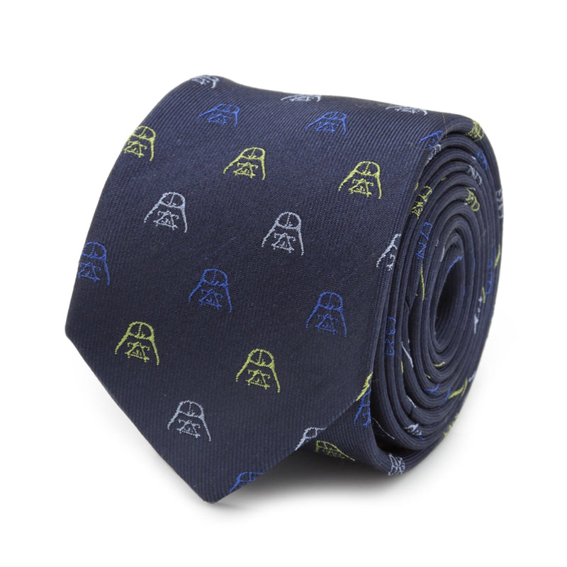 Star Wars Darth Vader Blue Silk Boy's Tie