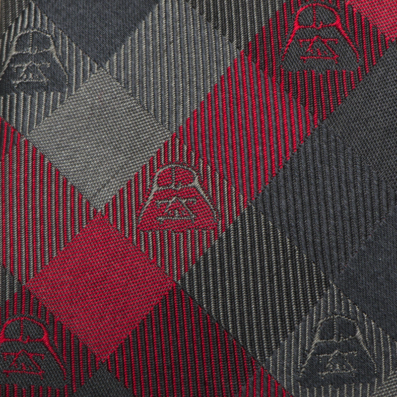 Star Wars Darth Vader Black and Red Plaid Tie