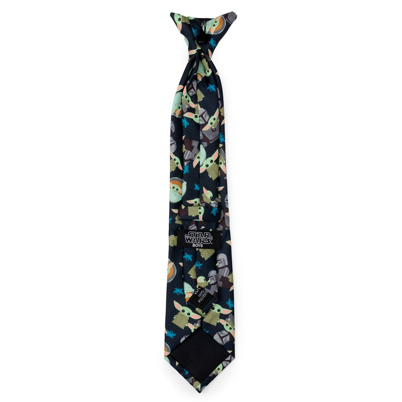 Mando Grogu Navy Boy's Tie